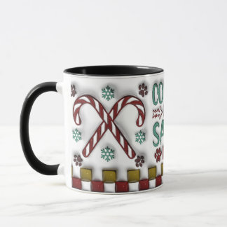 Plätzchen für Santa Paws Tasse