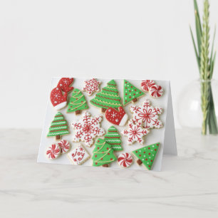 Plätzchen-Grußkarte der frohen Weihnachten