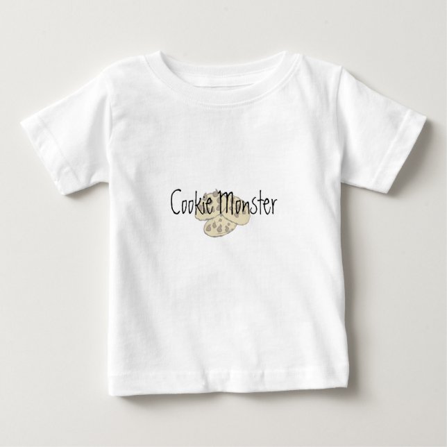Plätzchen-Monster Baby T-shirt (Vorderseite)