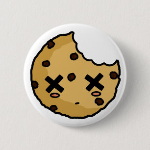 Plätzchen-Mörder-Knopf Button