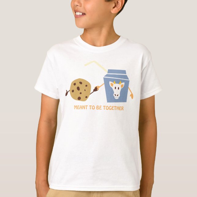 Plätzchen und Milch T-Shirt (Vorderseite)