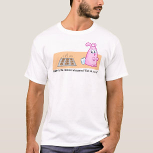 Plätzchen und rosa Häschen T-Shirt