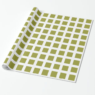 Plätze - Olive on White Geschenkpapier
