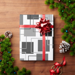 Plätze und Konturen Geschenkpapier