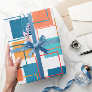 Plätze und Konturen Geschenkpapier