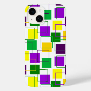Plätze und Konturen von Mardi Gras Case-Mate iPhone 14 Hülle