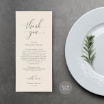 Platzierung Danke, elegante Cream Gray Card Programm<br><div class="desc">Die perfekte Touch für Ihren Hochzeitsempfang - unsere elegante Hochzeitskarte mit dem Kartentitel "Let's Celebrate"! Diese Karten sind so konzipiert, dass Sie jeden Gast an Ihrem besonderen Tag herzlich willkommen heißen. Sie sind der ideale Weg, um Ihren Tischen eine persönliche Touch hinzuzufügen. Diese Orts-Einstellungskarten sind einfach zu bedienen - einfach...</div>