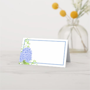 Platzkarte-Blue Hydrangeas Platzkarte