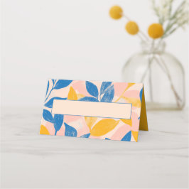 Platzkarte Botanischer Name Handgeschriebener Name