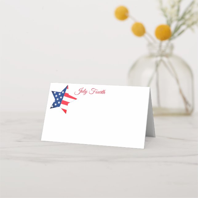 Platzkarte des vierten Party (Vorderseite)