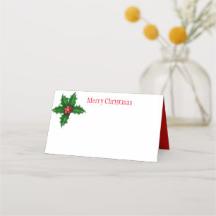 Platzkarte des WeihnachtsParty