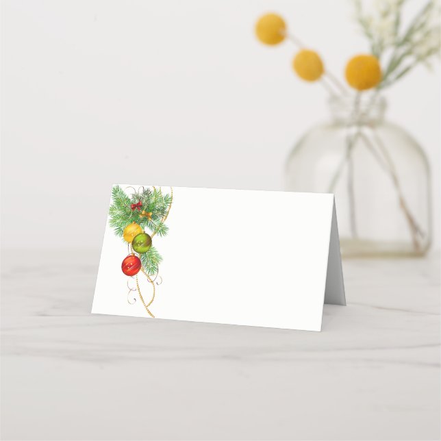 Platzkarte des WeihnachtsParty (Vorderseite)