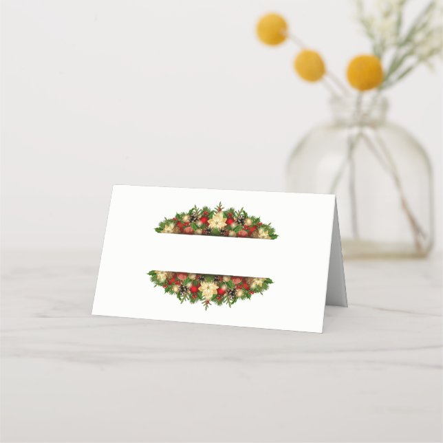 Platzkarte des WeihnachtsParty (Vorderseite)