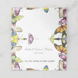 Platzkarte - Einfaches Schmetterlingsdesign