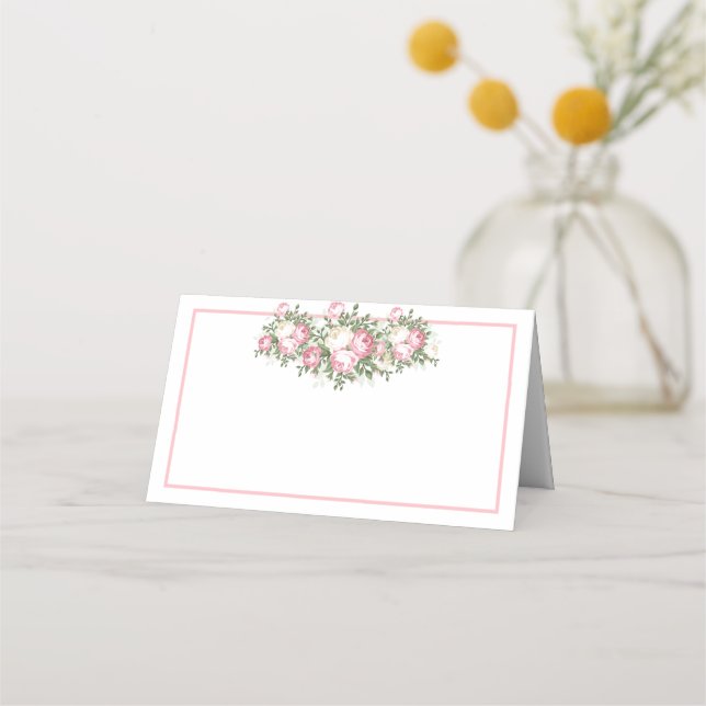 Platzkarte für eingeflossene Namen (Vorderseite)