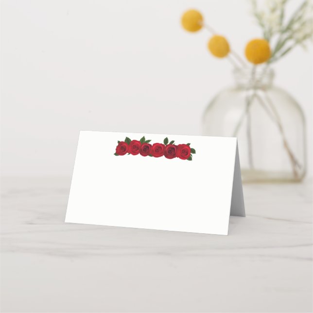 Platzkarte für eingeflossene Namen (Vorderseite)