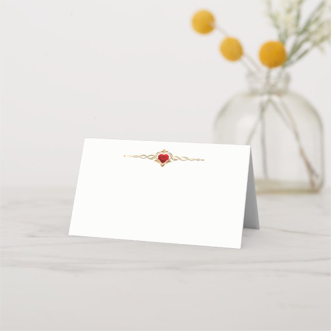 Platzkarte für eingeflossene Namen (Vorderseite)