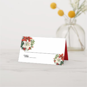 Platzkarte für geklappte Hochzeitnamen