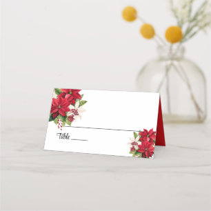 Platzkarte für geklappte Hochzeitnamen