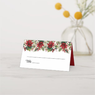 Platzkarte für geklappte Hochzeitnamen