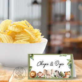 Platzkarte für wild lebende Tiere