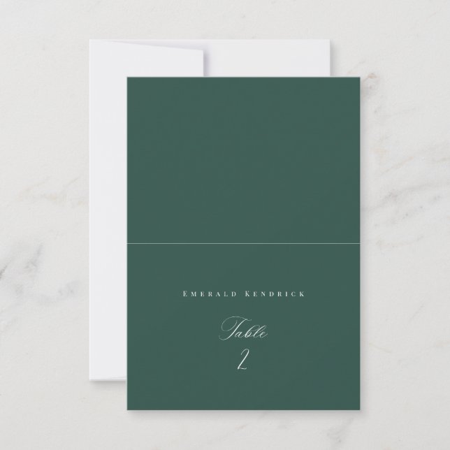 Platzkarte Hochzeitssachtel (Vorderseite)