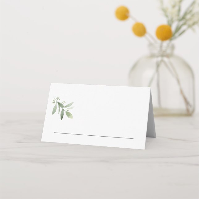 Platzkarte von Hochzeiten oder Veranstaltungen (Vorderseite)