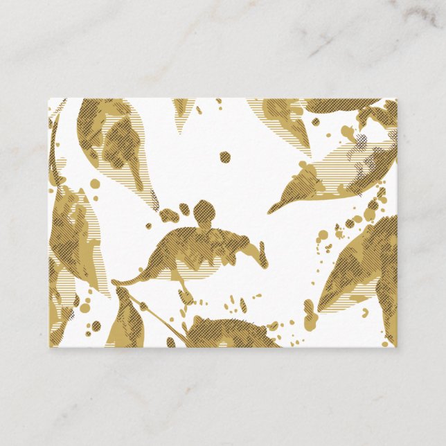 Platzkarten | Flach. Zelt. Escort. Modern. Custom (Vorderseite)