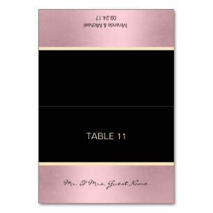 Platzkarten für personalisierte DIY-Hochzeitstitel Tischnummer