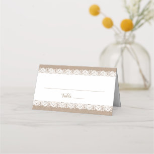 Platzkarten, Hochzeitsketten, rustikal Platzkarte