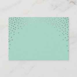 PLATZKARTEN Mini-Fleck Konfetti Silberminze