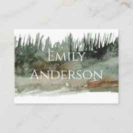 Platzkarten mit Bergsicht Visitenkarte