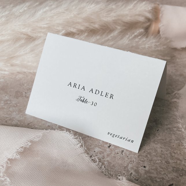 Platzkarten zum Vintagen SkriptWedding Menu Tischnummer (Von Creator hochgeladen)