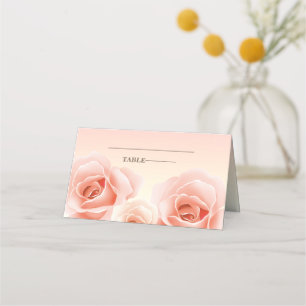 Platzkarten zum Zeichnen von Tabellen in eleganten