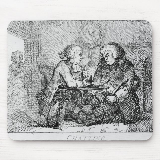 Plaudern, Illustration Mousepad (Vorne)
