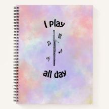 Play All Day - Bassoon Instrument Notebook (groß)