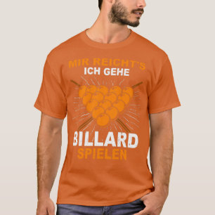 Play Billiards Pool Player Geschenk Queue Classic T-Shirt