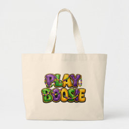Play Boosie Mardi Gras-Tasche – Carnival-Party B Jumbo Stoffbeutel
