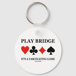 Play Bridge Es ist ein faszinierendes Spiel (Card Schlüsselanhänger