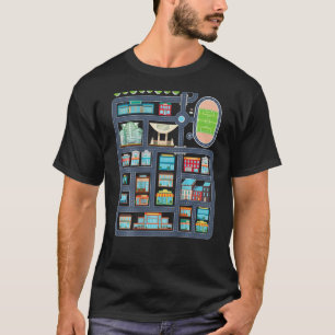Play Cars on Daddys Back for Vater Massage Playmat T-Shirt
