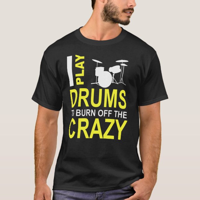 Play Drums 1 T-Shirt (Vorderseite)