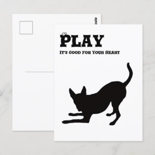 Play: Es ist gut für dich Postkarte