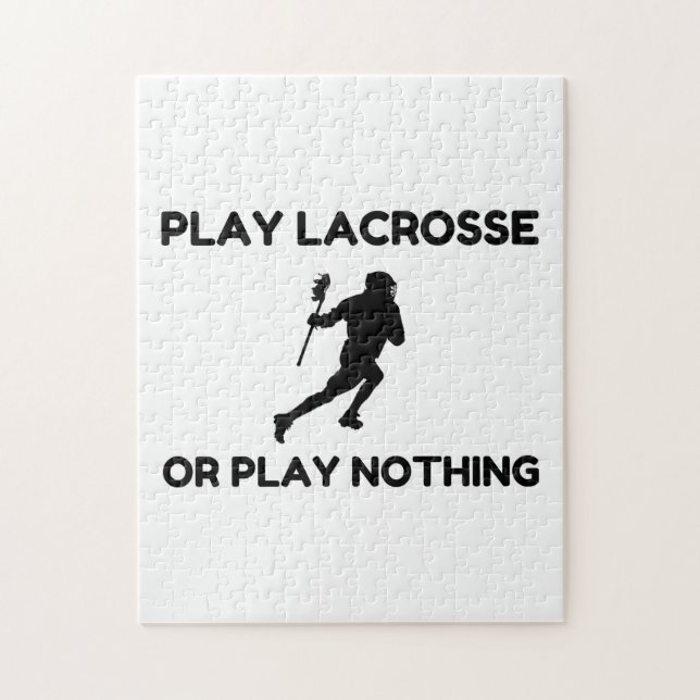 PLAY LACROSSE OR NOTHING PUZZLE (Vertikal)