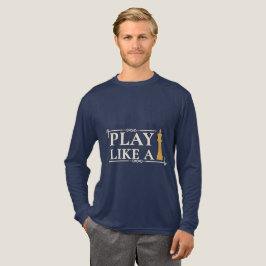 Play Like a King – Power Strategy Quote - Style B Tri-Blend Shirt