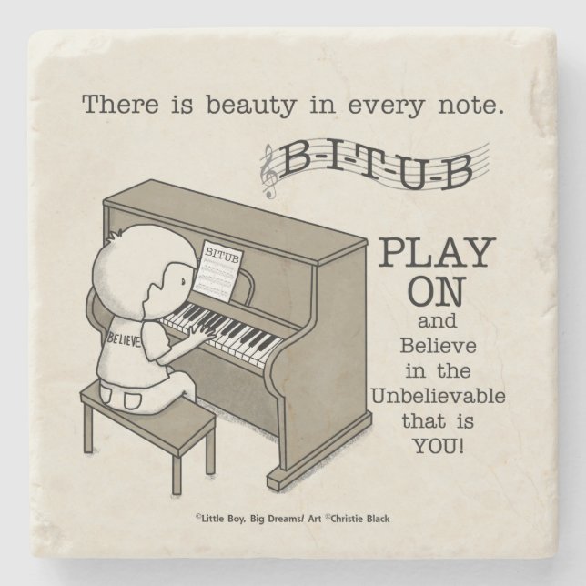 Play on steinuntersetzer (Vorderseite)