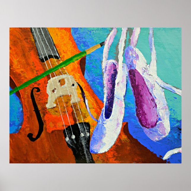 "Play Paint Pointe" Poster von Panoplei (Vorne)