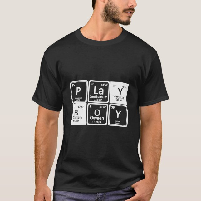 Play Periodic Profession Career Worker T-Shirt (Vorderseite)