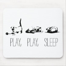 Play, Play, Sleep Mousepad