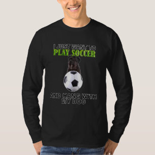 Play Soccer Hang W Dog Bouviers De Flandre T-Shirt