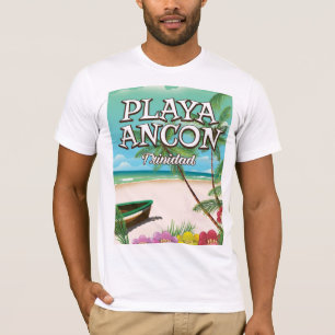 Playa Ancón Trinidad Reiseplakat T-Shirt